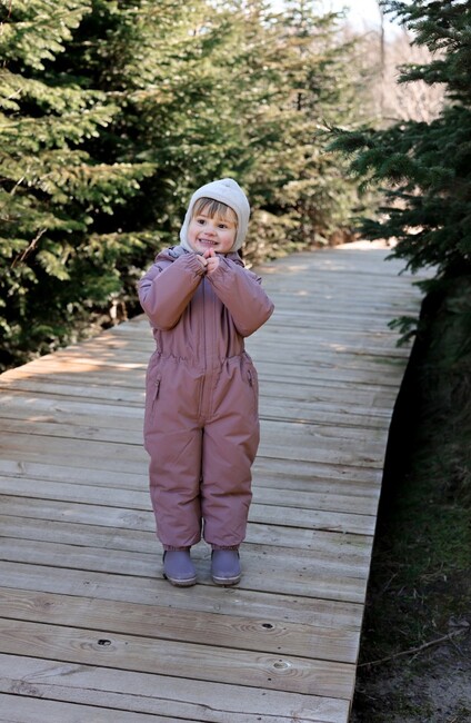 Mikk-Line Elefanthue Merinould, Melange Offwhite