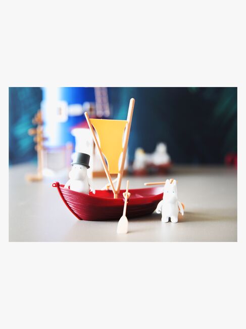 Mumitroldene Muminfars Sejlbåd med 2 Figurer