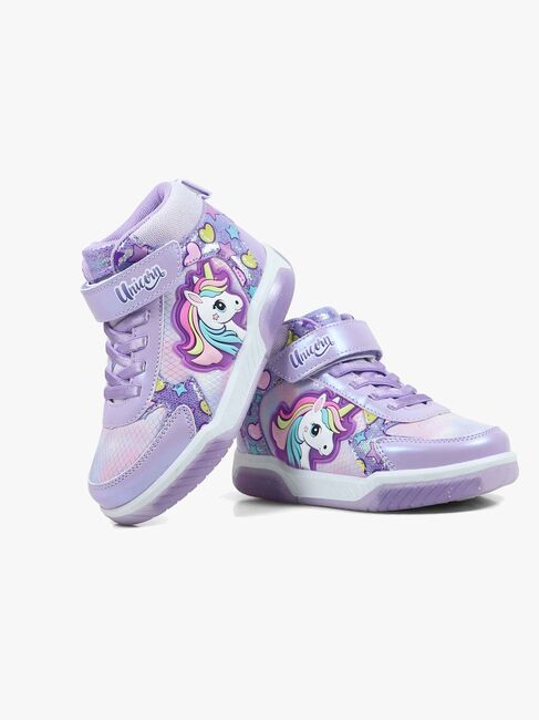 Unicorn Mid Blinkende Sneakers, Lilac S8010258SJB03-0032-4775_3b.jpg