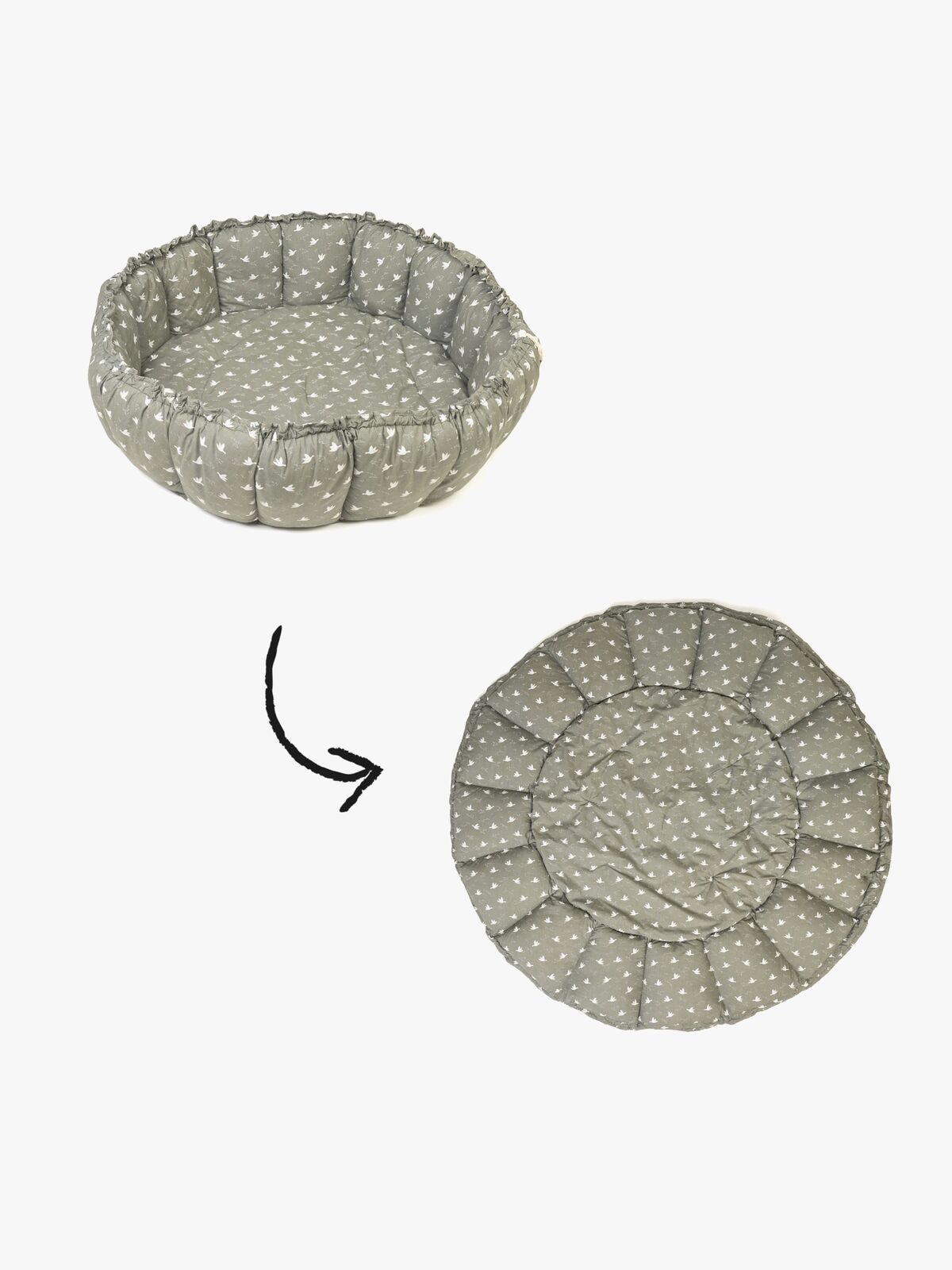 Play&Go Organic Bloom Legetæppe, Birds