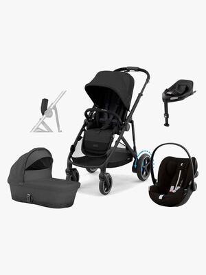 Cybex e-GAZELLE S Duovogn inkl. Cloud G i-Size Plus & Base, Moon Black