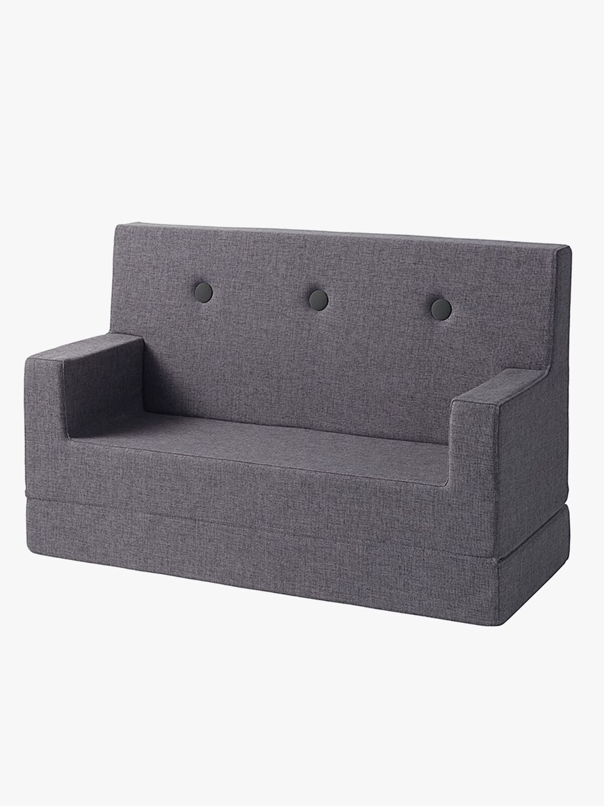 by KlipKlap Kids Sofa, Blue Grey