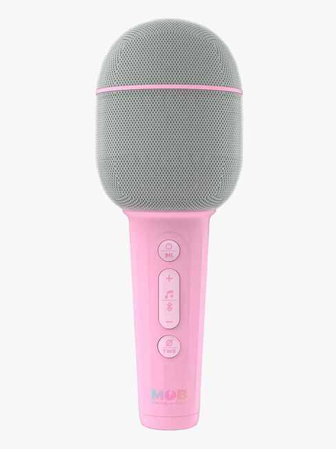 MOB Karaokemikrofon med Højttaler, Groovy Pink