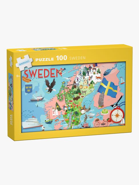Kärnan Puslespil Sverige 100 Brikker