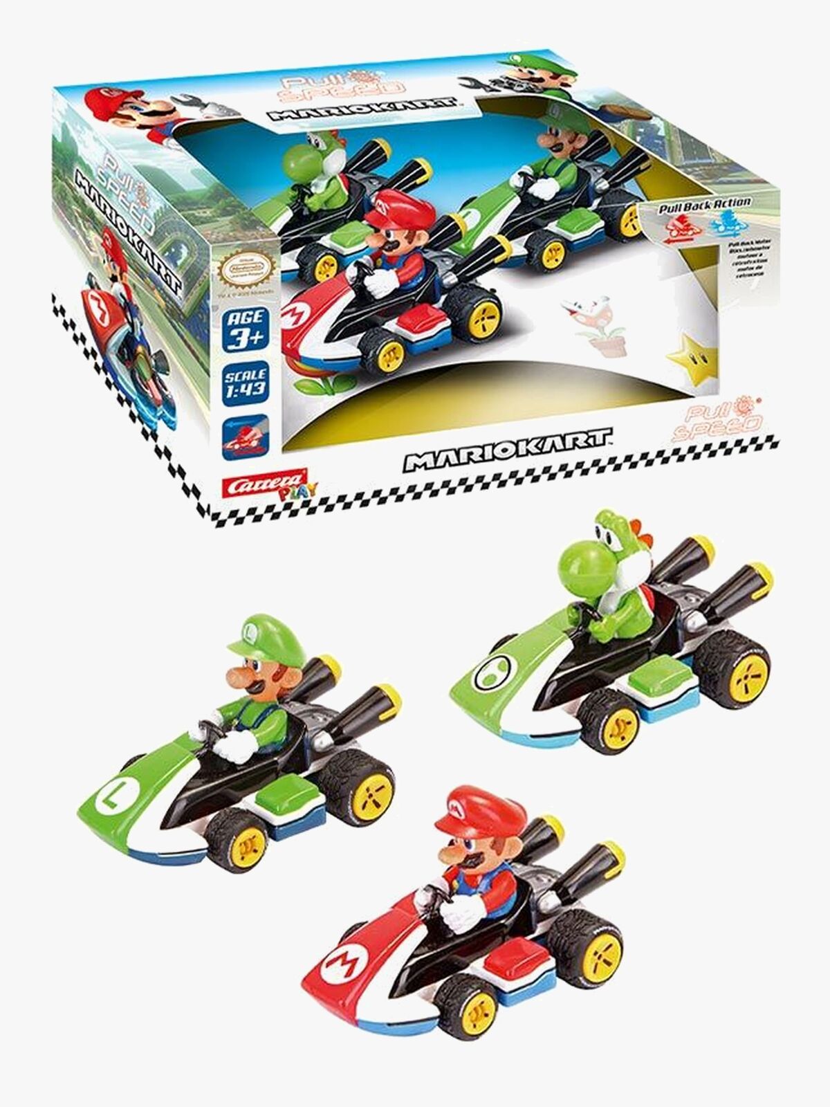 Carrera P&S Mario Kart 8 3-pak