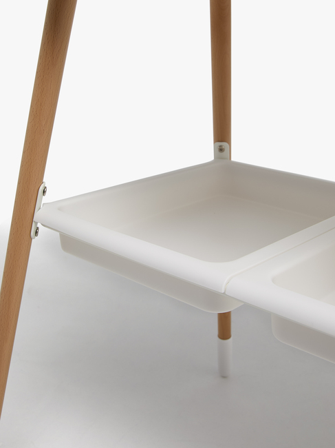 Beemoo CARE Nordic Puslebord, White/Wood