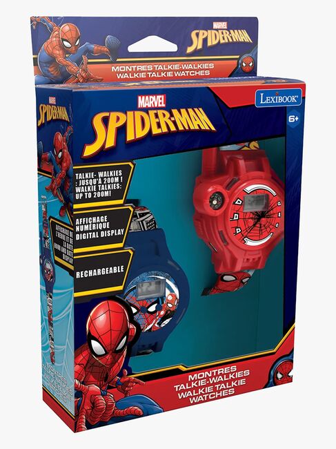 Lexibook Marvel Spider-Man Walkie-talkie-ure 2-i-1 200 m