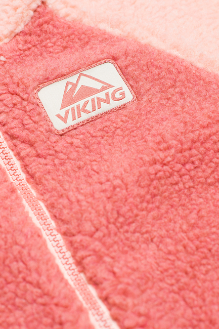 Viking Play  Vendbar Fleecetrøje, Pink