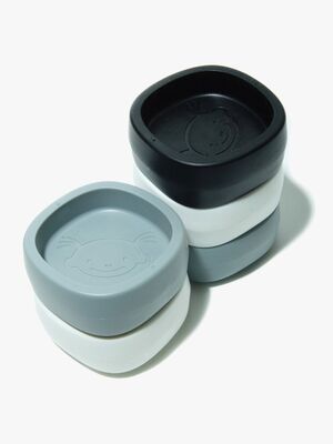 Spacebabies Baby Bed Blocks Sort/Grå/Hvid