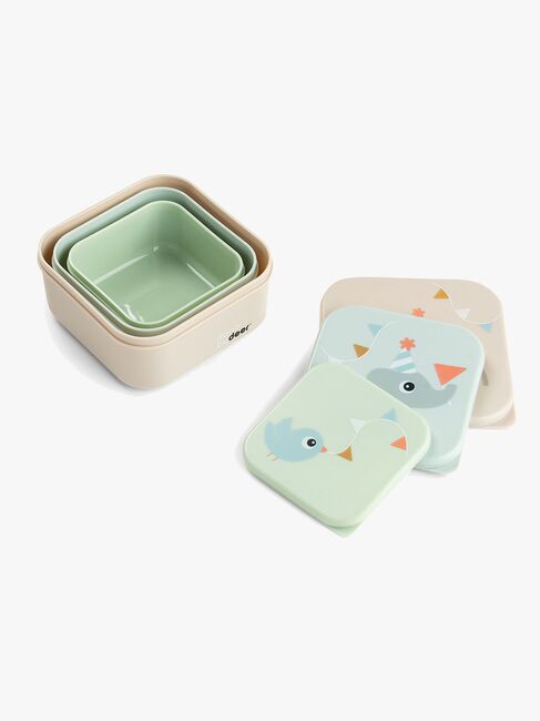 Done By Deer Celebration Madkasse 3-pak, Colour Mix