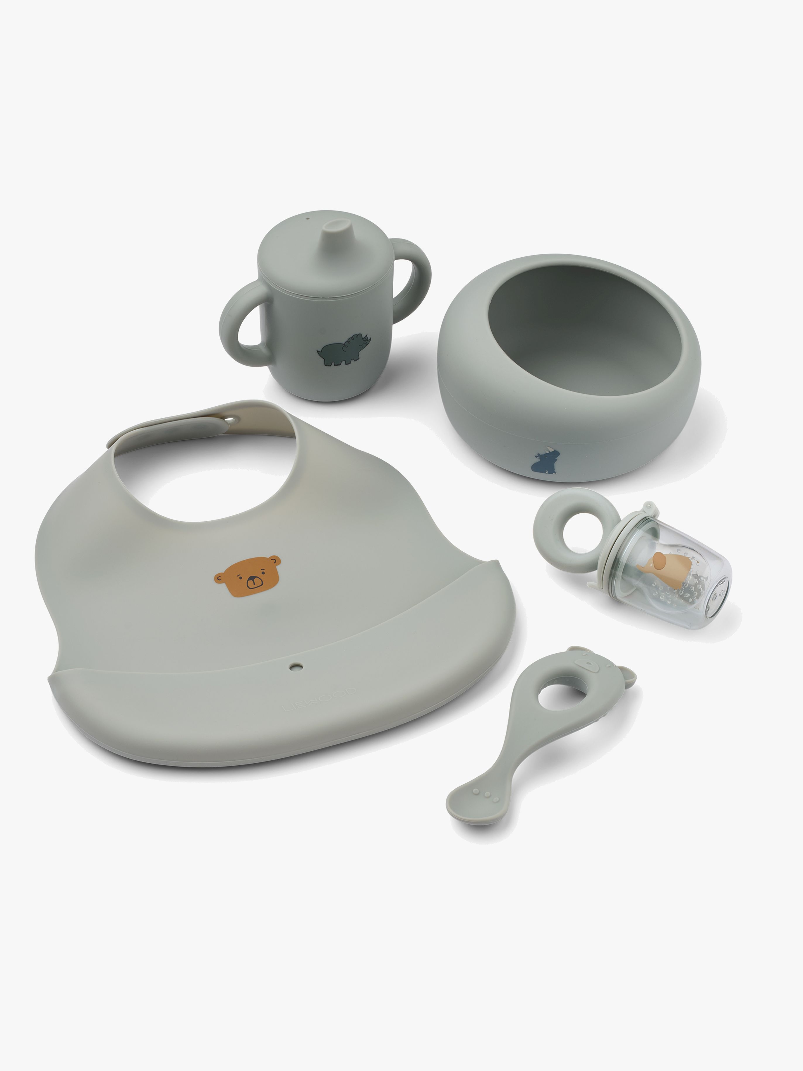 LIEWOOD Mileah Baby Spisesæt 5 Dele, Dove blue