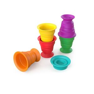 Baby Einstein Stack & Squish Cups™ Aktivitetslegetøj, Multifarvede