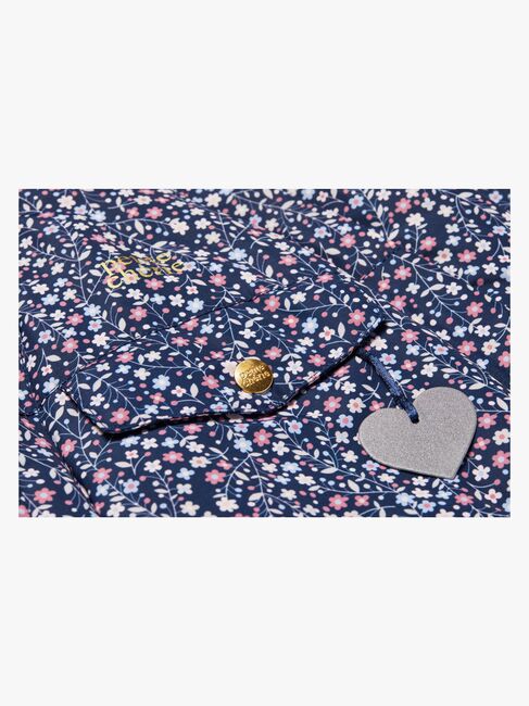 Petite Chérie Atelier Lola Jakke, Navy Small Flower