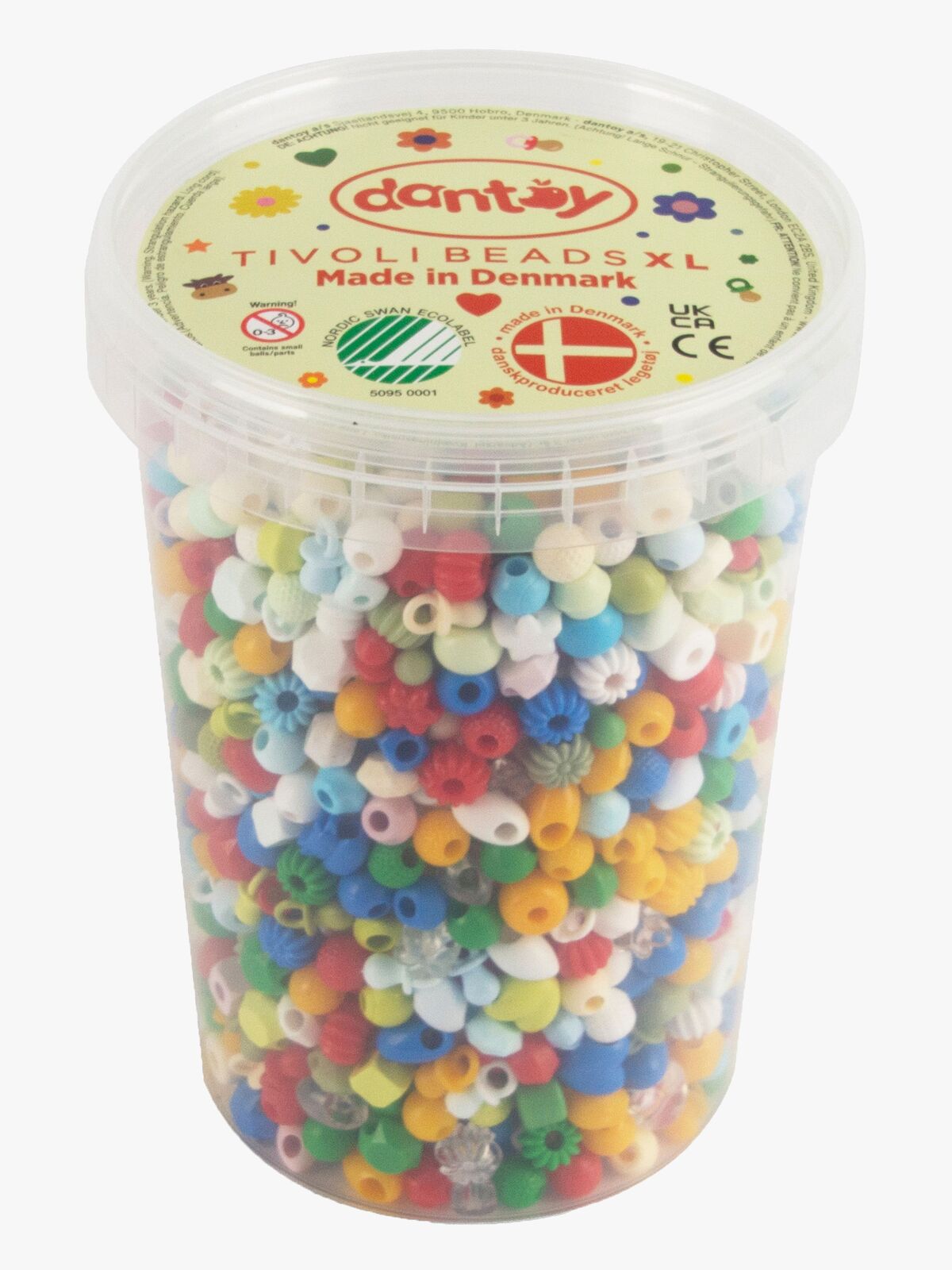 Dantoy Classic Tivoli Perler XL 1580 Stk.