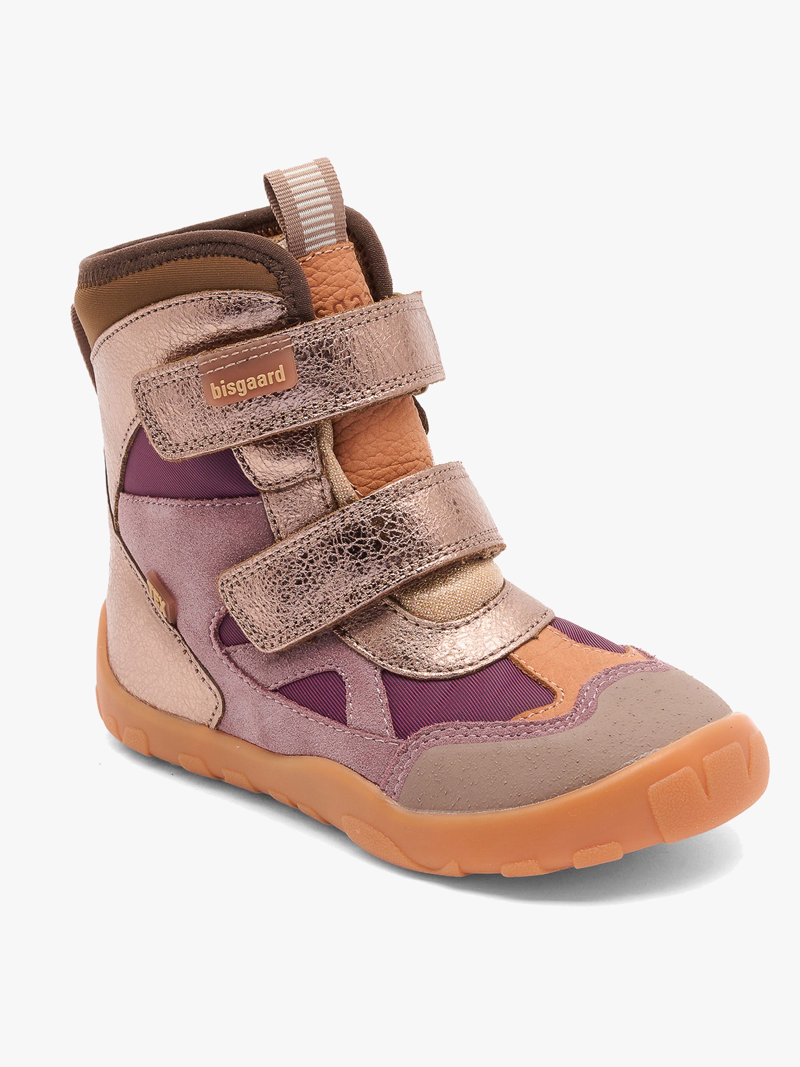 Bisgaard Chad Tex Barefoot Vinterstøvler, Plum, 26