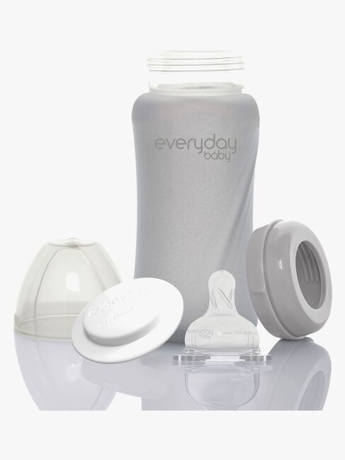 Everyday Baby Sutteflaske Glas 240 ml, Grå