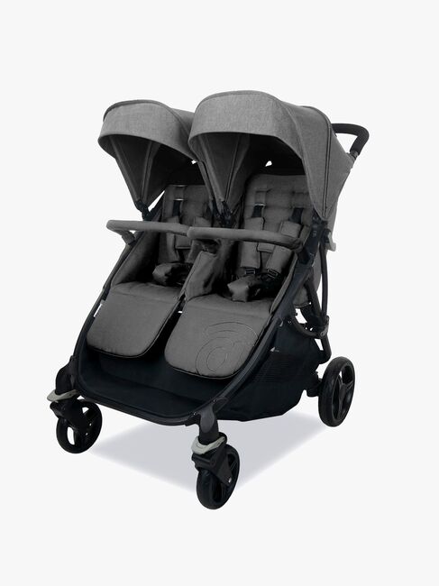 Asalvo Bro Tvillingevogn, Grey