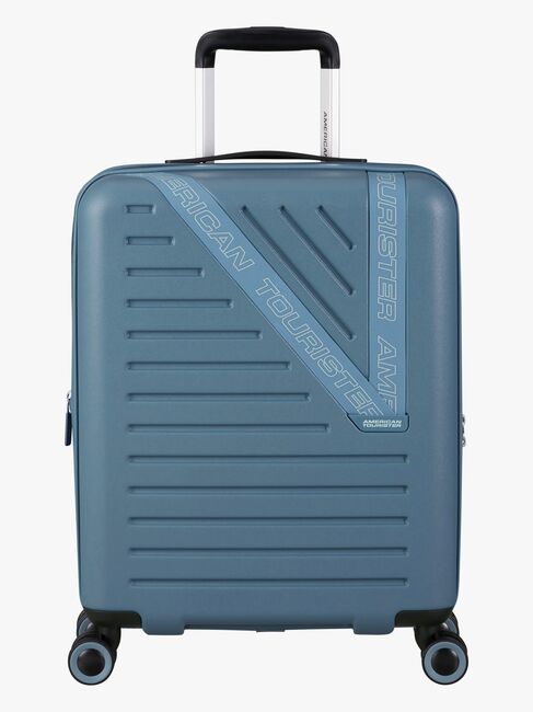 American Tourister Dynabelt Spinner Kuffert 36L, Rainstorm Blue