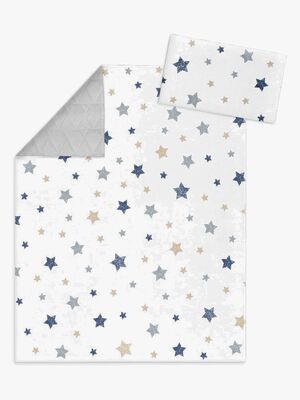 Albero Mio Tæppe med Pude V101, Grå