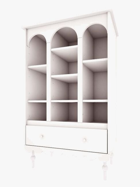 Wood Luck Babushka Reol, Hvid