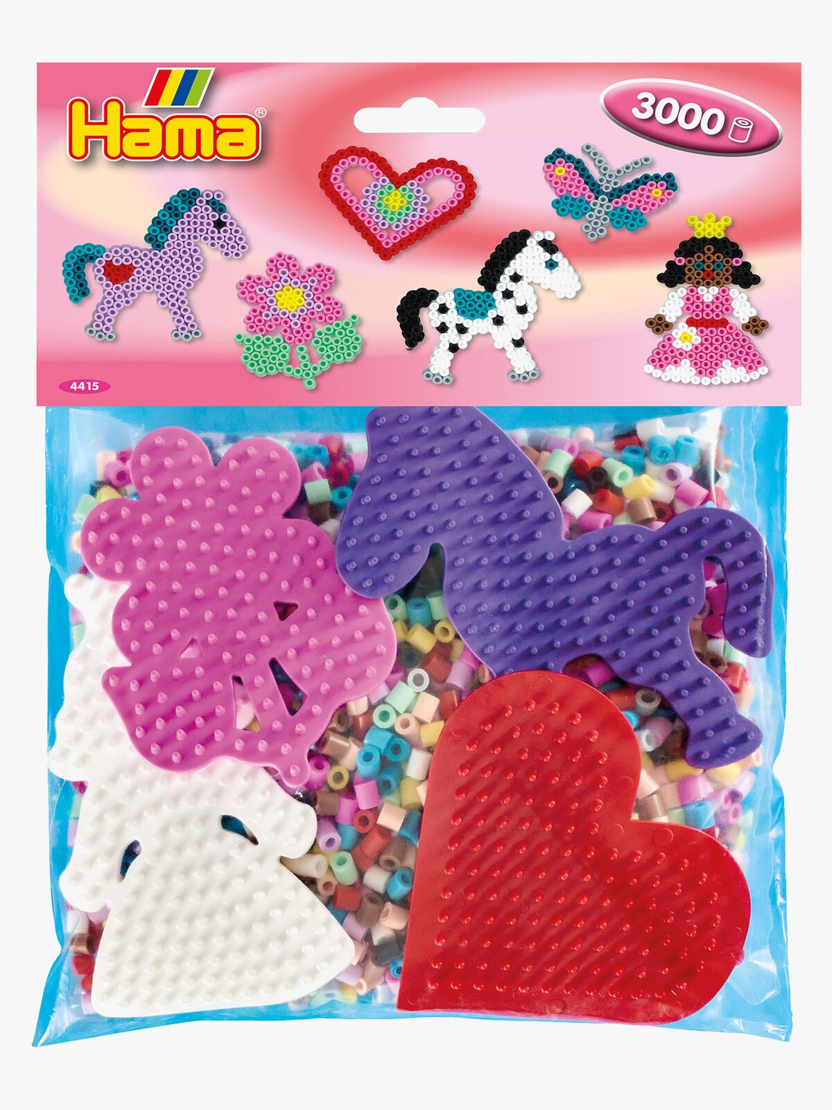Hama Perleplader og Perler 3000 Stk.