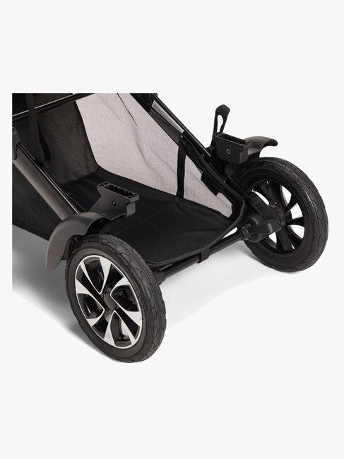 Beemoo Maxi 4 Twin Søskendevogn, Grey Melange/Black