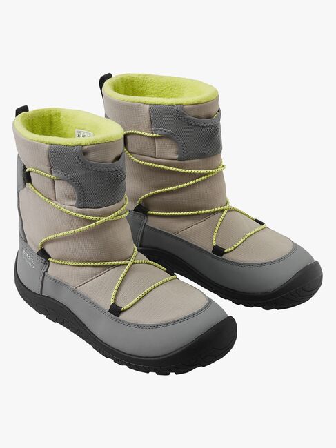 Reimatec Ensilumi Barefoot Jr Vinterstøvler, Earthy Beige