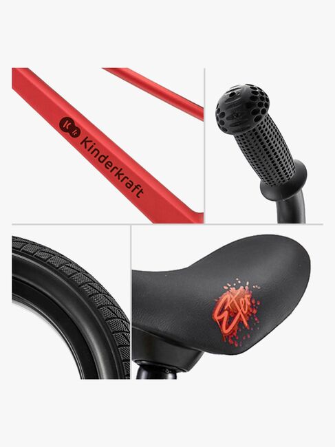 Kinderkraft ETER Løbecykel, Rød