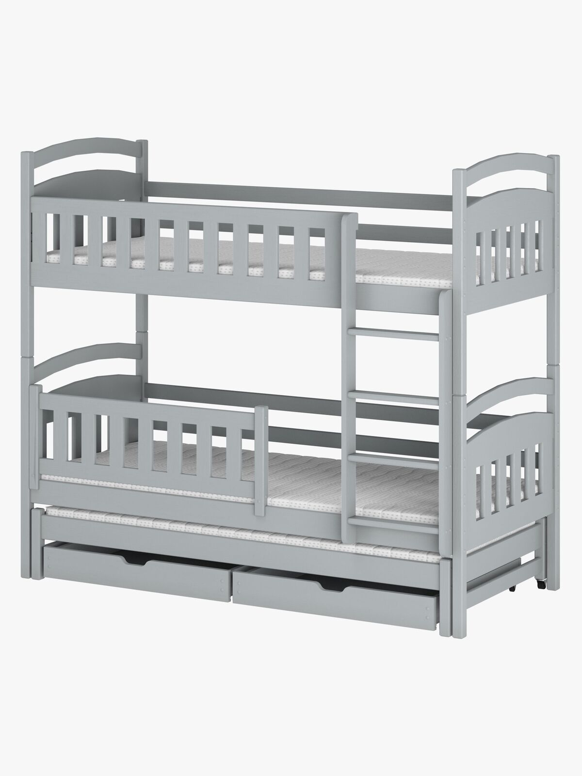 Lano Meble BLANKA Tribbelkøjeseng 90x200, Grå