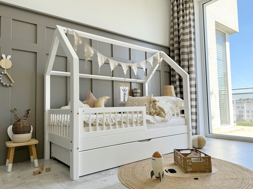 Minitude FINN Juniorseng 80x160, Hvid