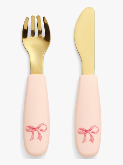 Elodie Tallerken Sæt Silikone, Rosy Bow