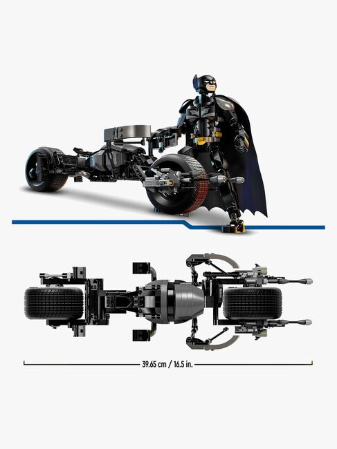 LEGO Super Heroes 76273 Byg selv-figur af Batman og Batpod-motorcyklen