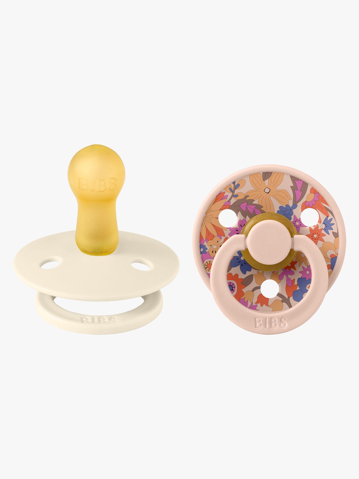 BIBS x Liberty Colour June Blossom Sut 2-pak Latex Str. 2, Blush Mix