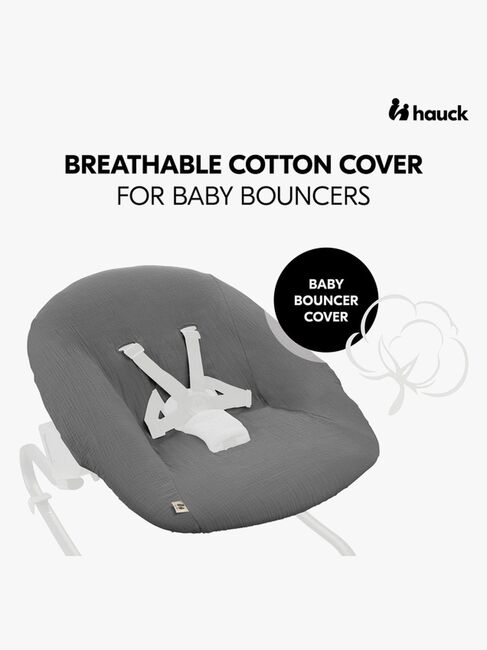 Hauck Skråstol Betræk Baby, Dark Grey