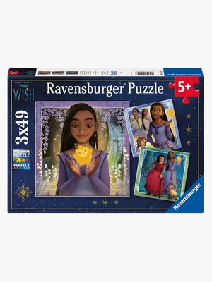 Ravensburger Disney Wish Puslespil 3x49 Brikker