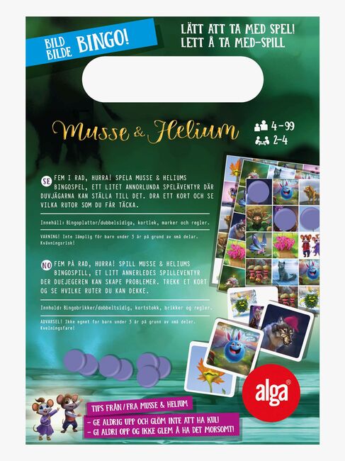 Alga Musse & Helium Billedbingo