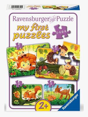 Ravensburger My First Puzzles Forest Animal Fun Puslespil 4-i-1