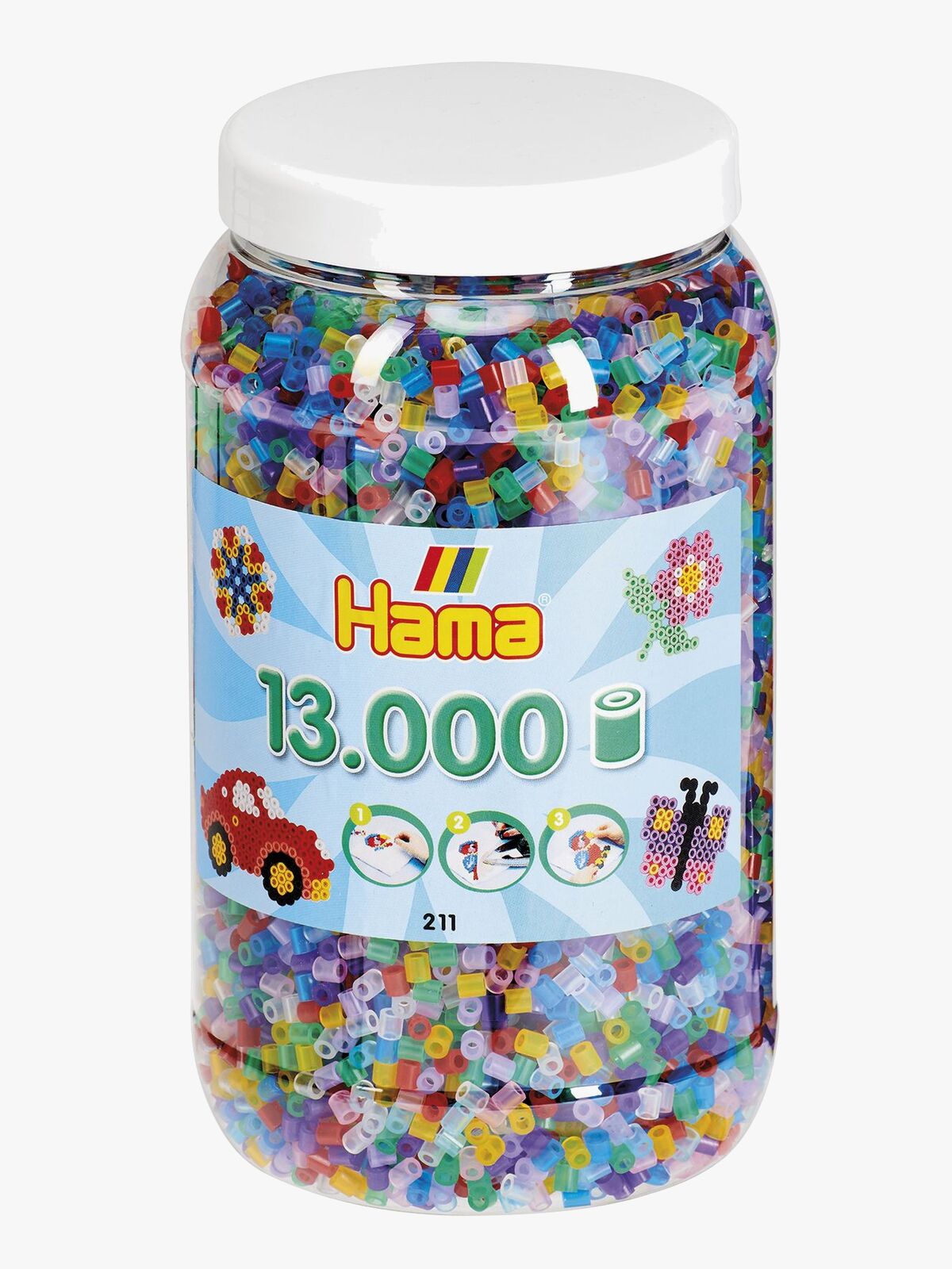 Hama Midi Perler 13.000 Stk. Mix 53