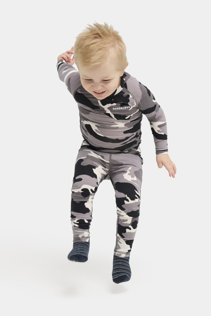 Nordbjørn Verbier Skiundertøj Bamboo, Camo Black
