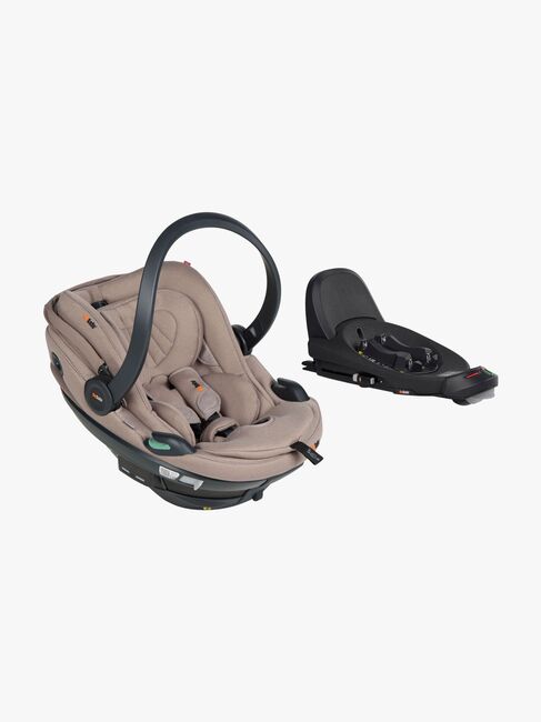 BeSafe Go Beyond 2 Autostol Baby inkl. Beyond Base, Dark Sand Soft Breeze
