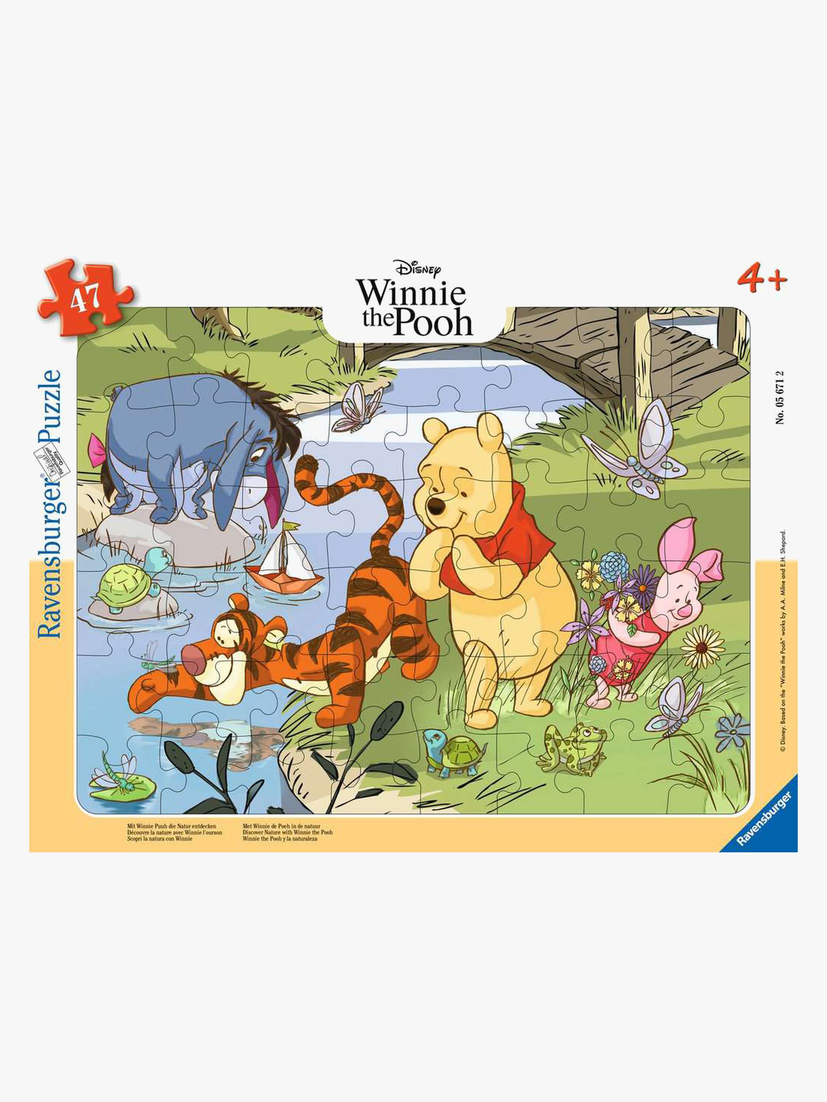 Ravensburger Puslespil Opdag Naturen med Peter Plys 47 Brikker