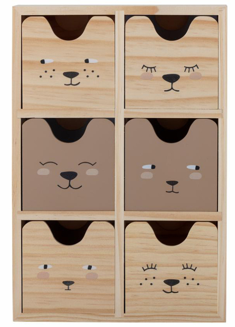 Bloomingville MINI Calle Opbevaringskasse, Natur