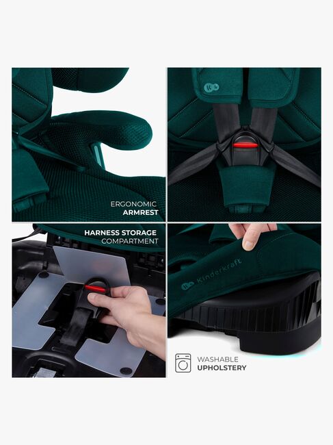 Kinderkraft FIX2GO i-Size Autostol, Green