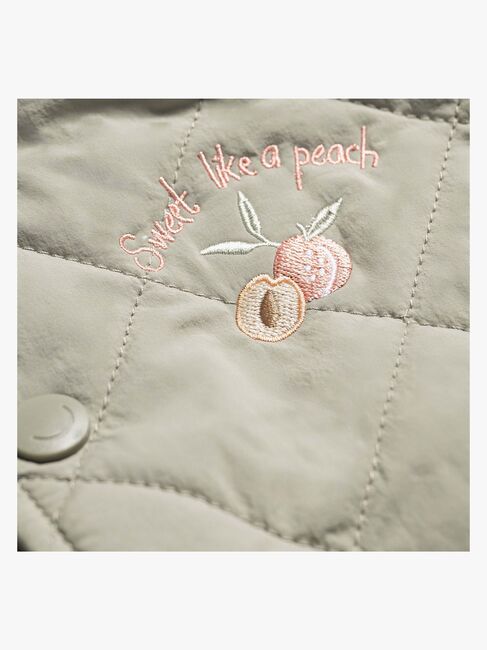 Viking x Kenza Quiltet Jakke, Light Green