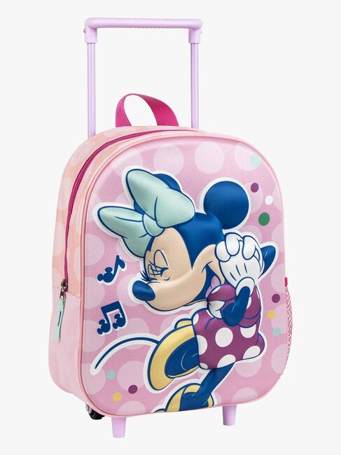 Disney Minnie Mouse 3D Trolley Kuffert, Pink