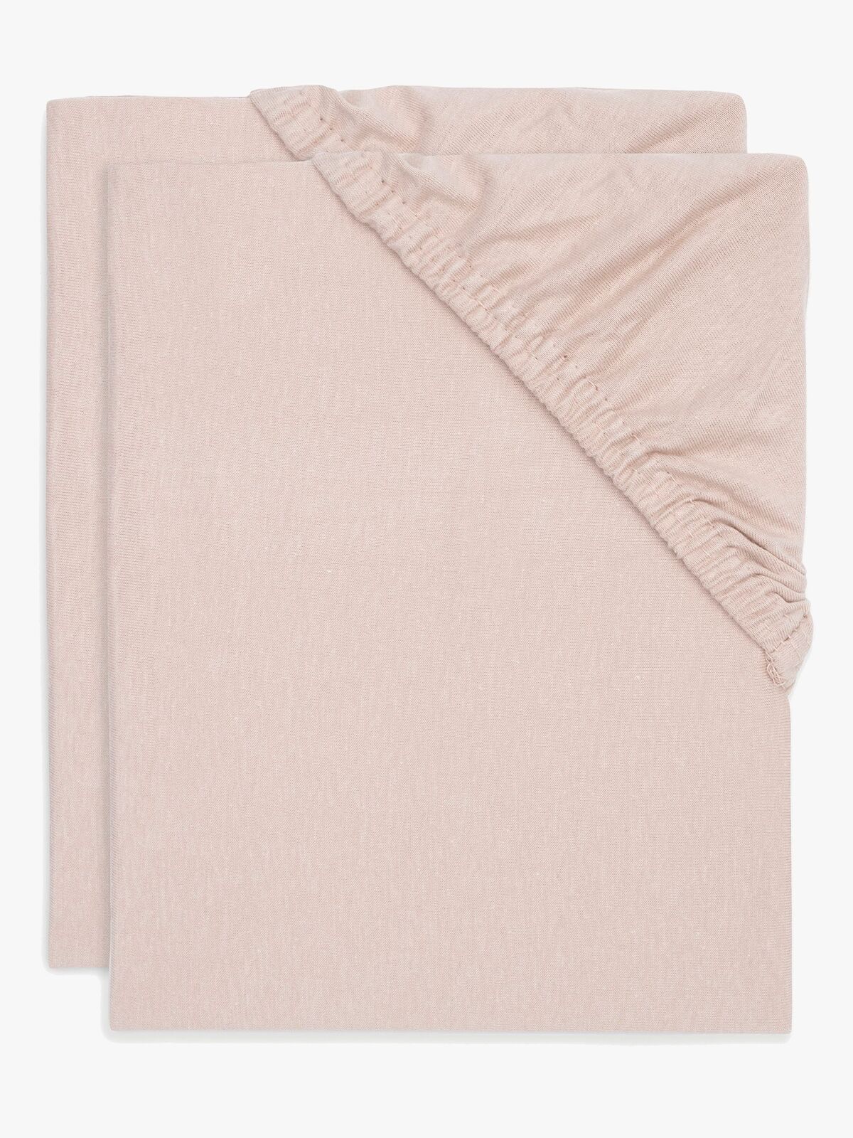 Jollein Stræklagen 2-pak Bomuldsstretch 60x120, Wild Rose