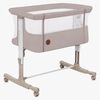 Lionelo Aurora Bedside Crib 3-i-1, Beige Cappucino