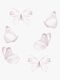 That's Mine Wallsticker Butterfly 6-pak, White
