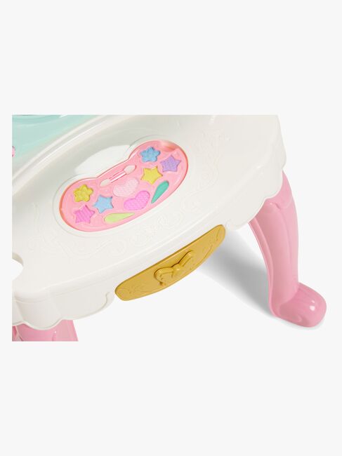 Cloudberry Castle Sminkebord m. Lyd & Lys, Lyserød