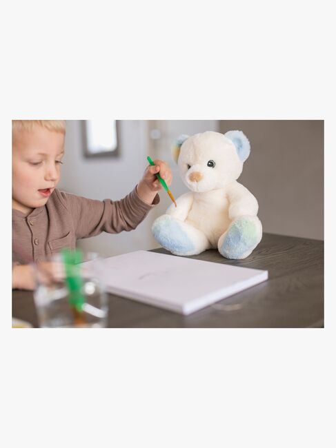 Teddykompaniet Bamse Charlie 25 cm, Regnbuefarvet